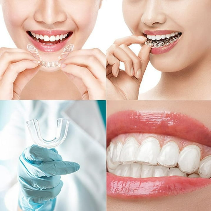 Mouth Guard for Teeth Grinding and Clenching, Pack of 8 with 2 Sizes Moldable Anti Grinding Teeth Protectors for Sleep Sport
