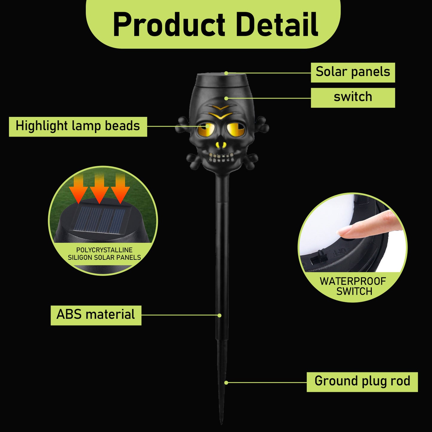 6 Pack Solar Outdoor Lights with Flickering Flame, Waterproof LED Solar Torch Light for Garden, Patio, Yard, Pathway, Lawn Decor