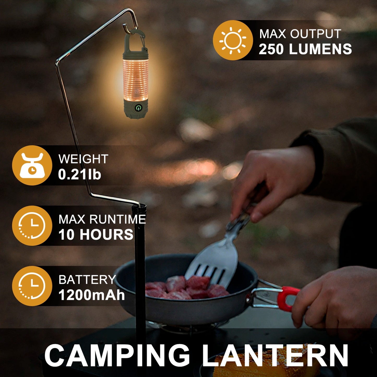 Teblint LED Camping Lantern Rechargeable, 6 Modes Camping Light with Flashlight, Solar Tent Lights, 2 in 1 LED Flash Light with Electric Lantern Failure Emergency Survival Kits, Camping Essentials
