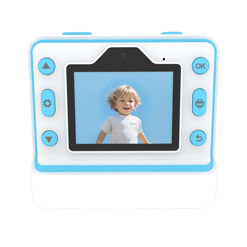 Teblint Kids Camera Instant Print, 2.4 Inch Screen Instant Camera, 1080P HD Digital Video Cameras, Toys for Girls & Boys 3-12 Years, Best Christmas Birthday Gifts (Blue)