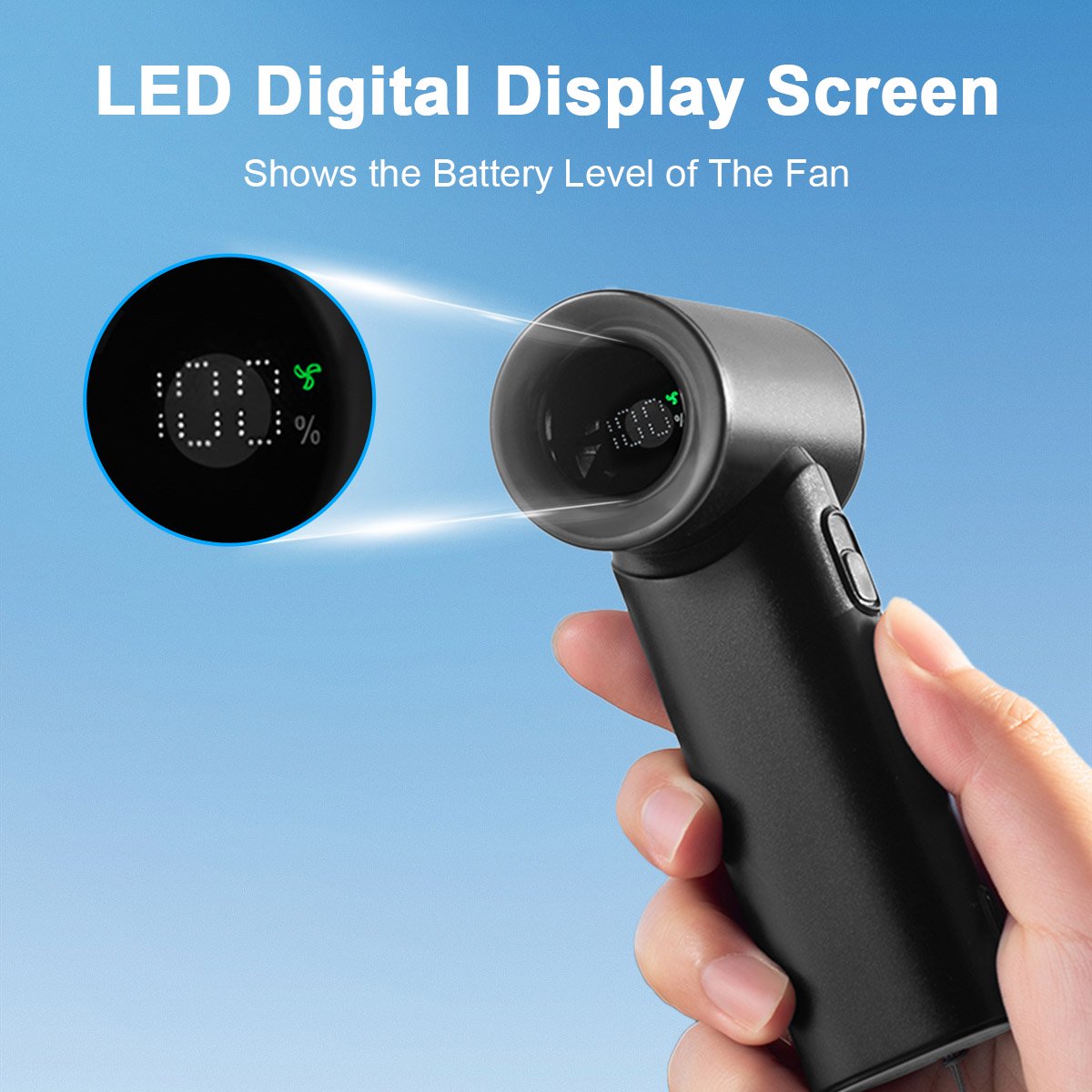 Handheld Mini Fan,Portable Small Pocket Handheld Personal Rechargeable Battery Operated USB Charger Keeping Cool In Hot Weather For Travel Beach,Gifts for Women (Black)