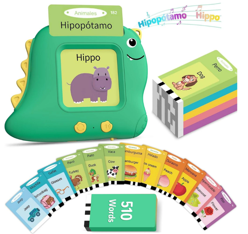 Talking Flash Cards with 510 Sight Words, Montessori Learning Toys , Autism Sensory Speech Therapy Toys for Boys Girls Gifts