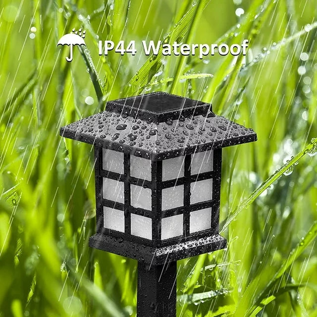 6 Pack Solar Lights Outdoor Decorative, Solar Pathway Lights, Landscape Lighting, Waterproof White
