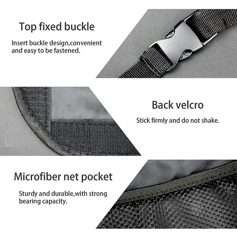 HOOFUN Car Hanging Trunk Organizer, Hanging Car Backseat Organizer with 8 Large Storage Bag Super Large Capacity, Waterproof Trunk Storage Bag for SUV Car