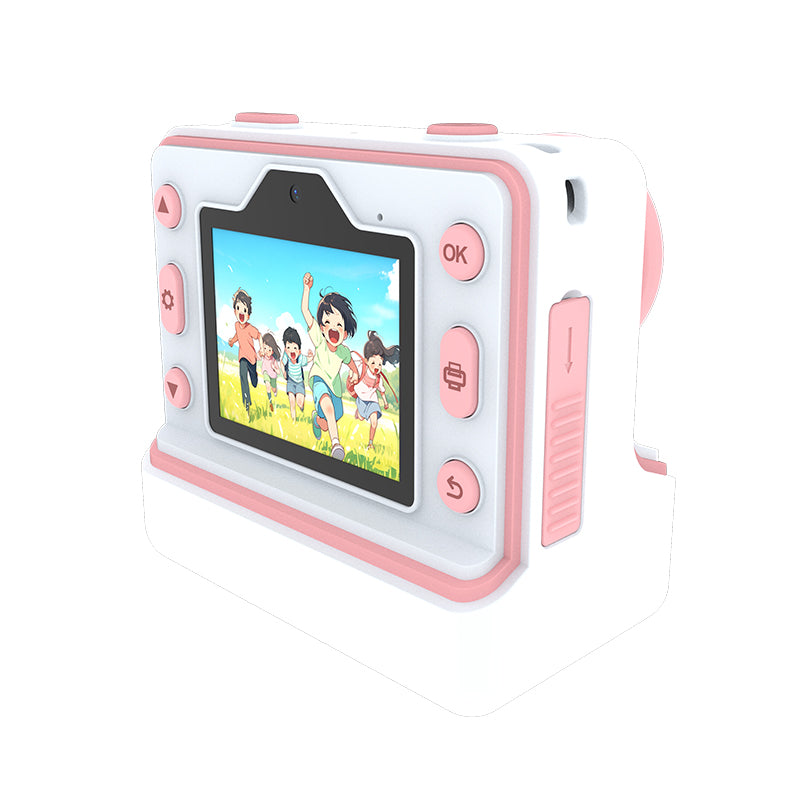 Teblint Kids Camera Instant Print, 2.4 Inch Screen Instant Camera, 1080P HD Digital Video Cameras, Toys for Girls & Boys 3-12 Years, Best Christmas Birthday Gifts (Pink)