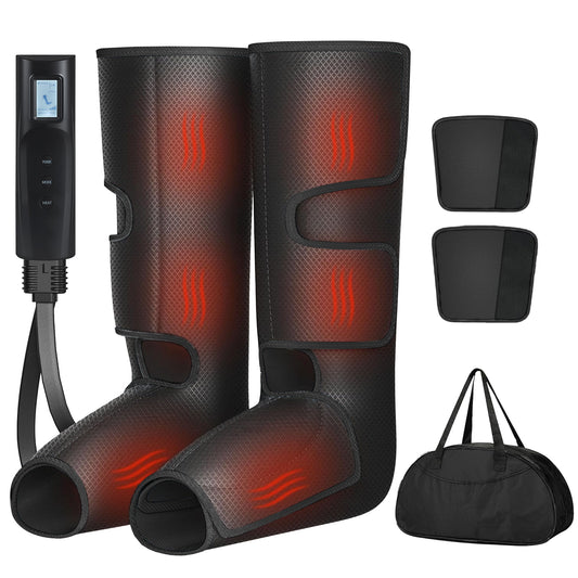 Henotian Leg Massager for Circulation and Pain Relief,Foot/Calf/Thigh Air Compression Boots with Extender Pads, Legs Circulation Machine Gifts Idea