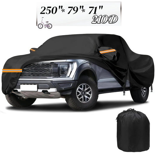 Teblint Truck Cover Waterproof All Weather, Pickup Truck Car Cover 250"x79"x71", Fit for Ford F250/F350, Chevy Silverado 2500HD, Ram 2500