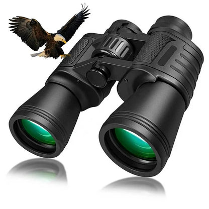 Binoculars, 20x50 Binoculars for Adults, Compact HD High Powered Binoculars with Low Night Vision, BAK4 Prism, FMC Lens, Waterproof Binoculars Telescope