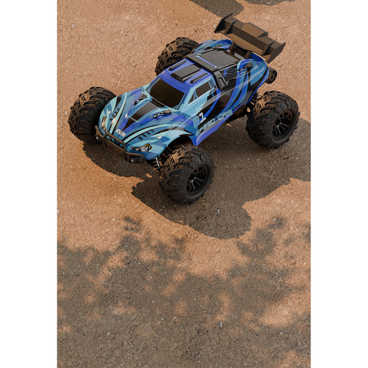 Teblint RC Car, 35KM/H All Terrain High-Speed & off-Road Remote Control Car, 4WD 1:14 RC Sport Racing Drift Car for Adults Kids Gifts, with 2 Rechargeable Battery, Blue