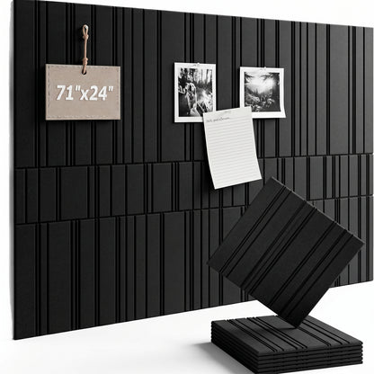 Merryhome Cork Board for Walls 12 Pack, 48in x 36in Bulletin Board, Message Board Pin Board with Self-Adhesive for Office Decor, Home, Classroom