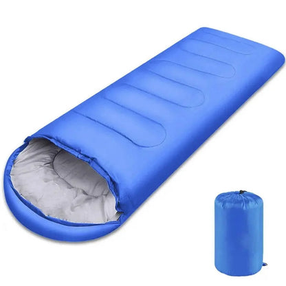 Envelope Sleeping Bag for Adults Kids, 0℃ Compact Sleeping Bag Indoor & Outdoor Use - Waterproof, Lightweight, for Camping, Backpacking, Hiking(Blue)