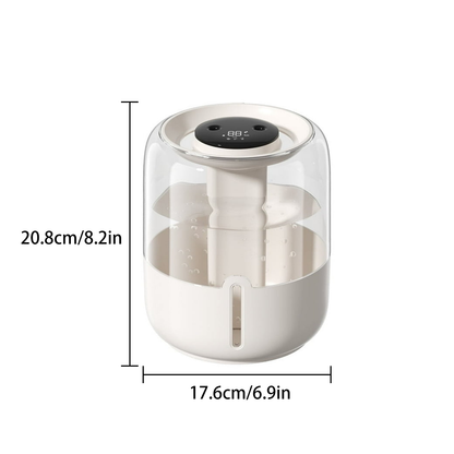 Merryhome Humidifiers for Room,4L Cool Mist Humidifier,Top Fill Smart Cool Mist Air Humidifiers with Nightlight,3-Speed Quiet & Large Vaporizers for Bedroom,Home,Large Room,Baby Nursery and Plants