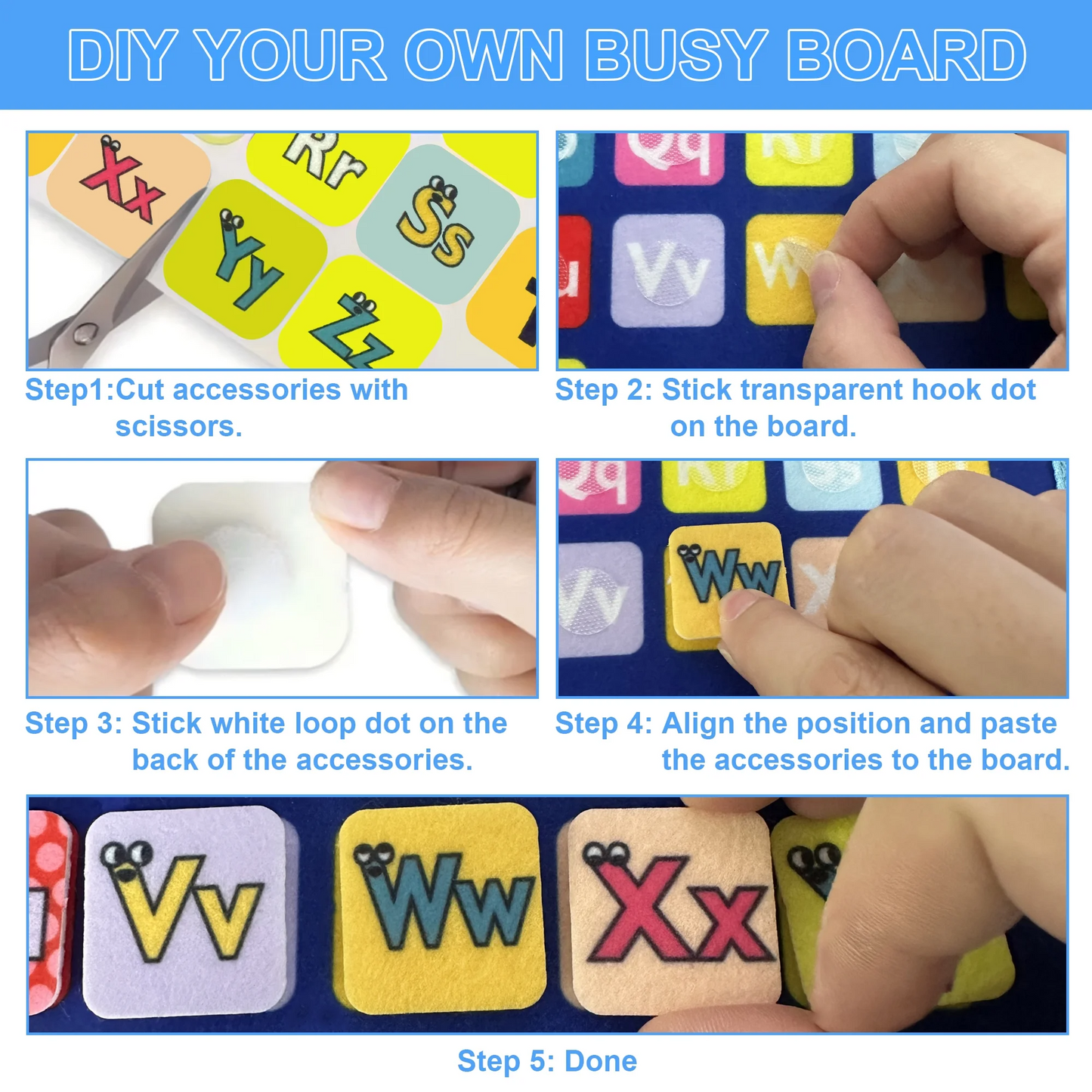 Toddler Busy Toys,Toddler Airplane Travel Essentials for age 1-4,Sensory Board Educational Activities for Learning Fine Motor Skills,Gifts for Girls Boys Toddlers,Toddler Toys for Car Travel
