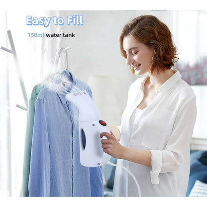 Sevenlady Handheld Steamer for Clothes, 150ml Portable Garment Steamer, Auto Shut-off Function, Wrinkles/ Steam/ Soften/ Clean for Home, Office and Travel, White