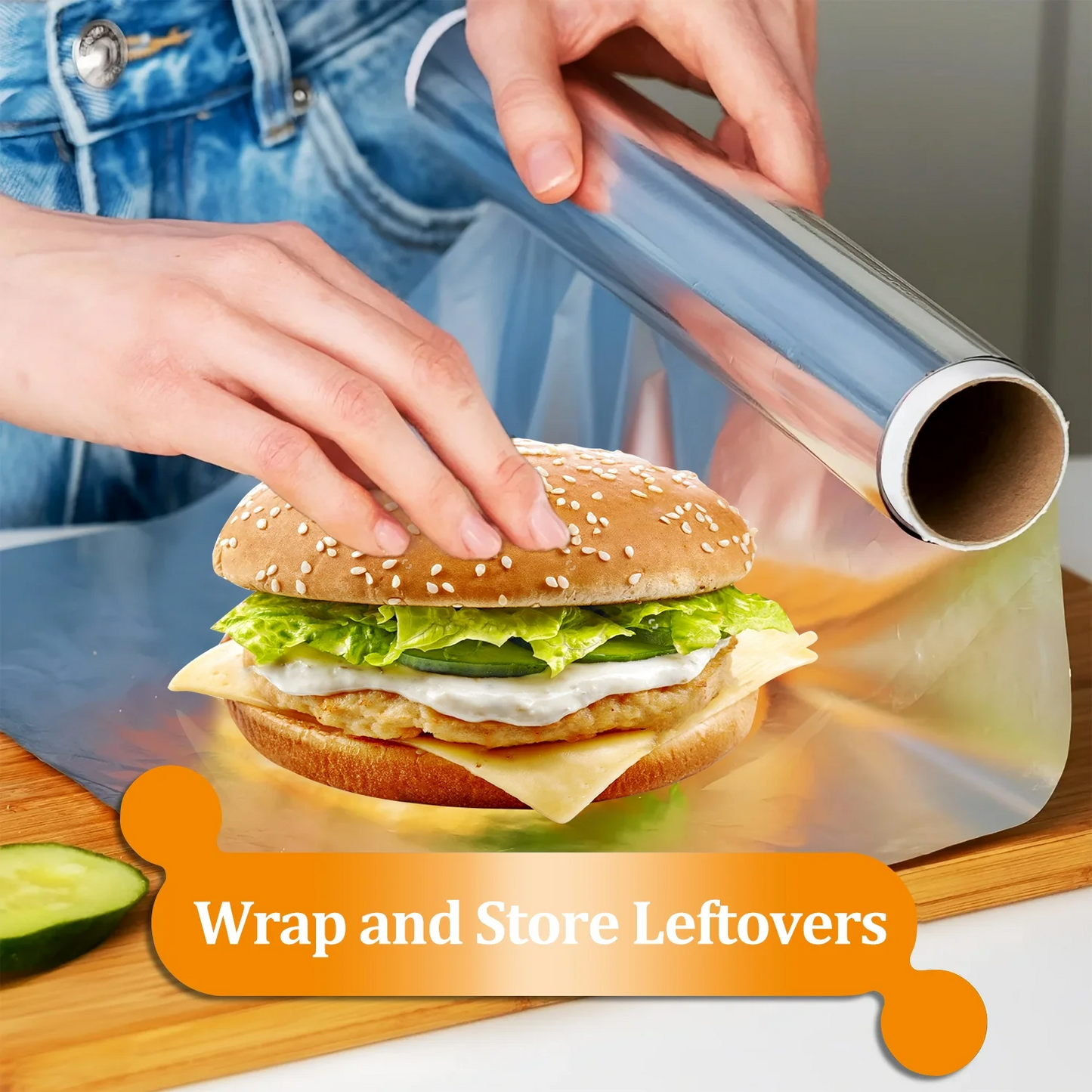 Aluminum Foil,Aluminum Foils Roll,Aluminum Food Wrap for Baking,Cooking and Grilling,Food Service Tin Foil,10 Micron & 12inx165SQ.FT,1 Count