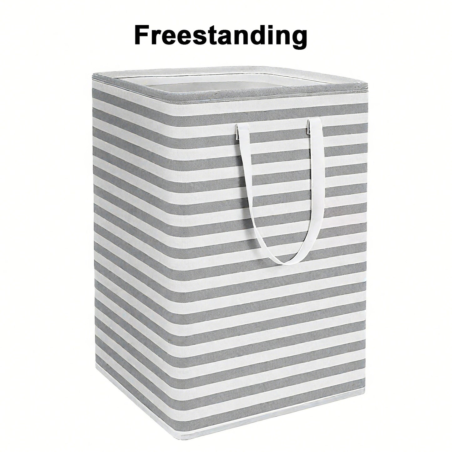 Collapsible Laundry Basket,2Pcs 75L Large Laundry Hamper,Freestanding Laundry Basket Hamper with Handles Waterproof Clothes Hamper Organizer for Easy Storage,Gradient Grey - 15.7*11.8*24.4in