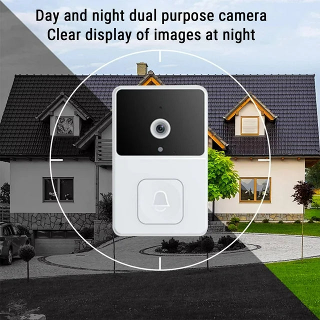 Sevenlady Video Doorbell Security with Camera, Video Doorbell Camera, Wireless Doorbell Camera with Chime, Camera Security with Chime Night Vision