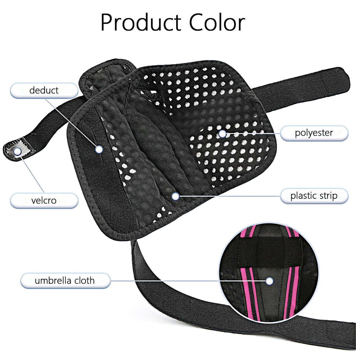 Merryhome Thumb Brace for Right & Left Hand, Wrist Brace with 2 Metal Splints, Ideal for De Quervain's Tenosynovitis, Arthritis, Sprains, 1 Pack（Pink）