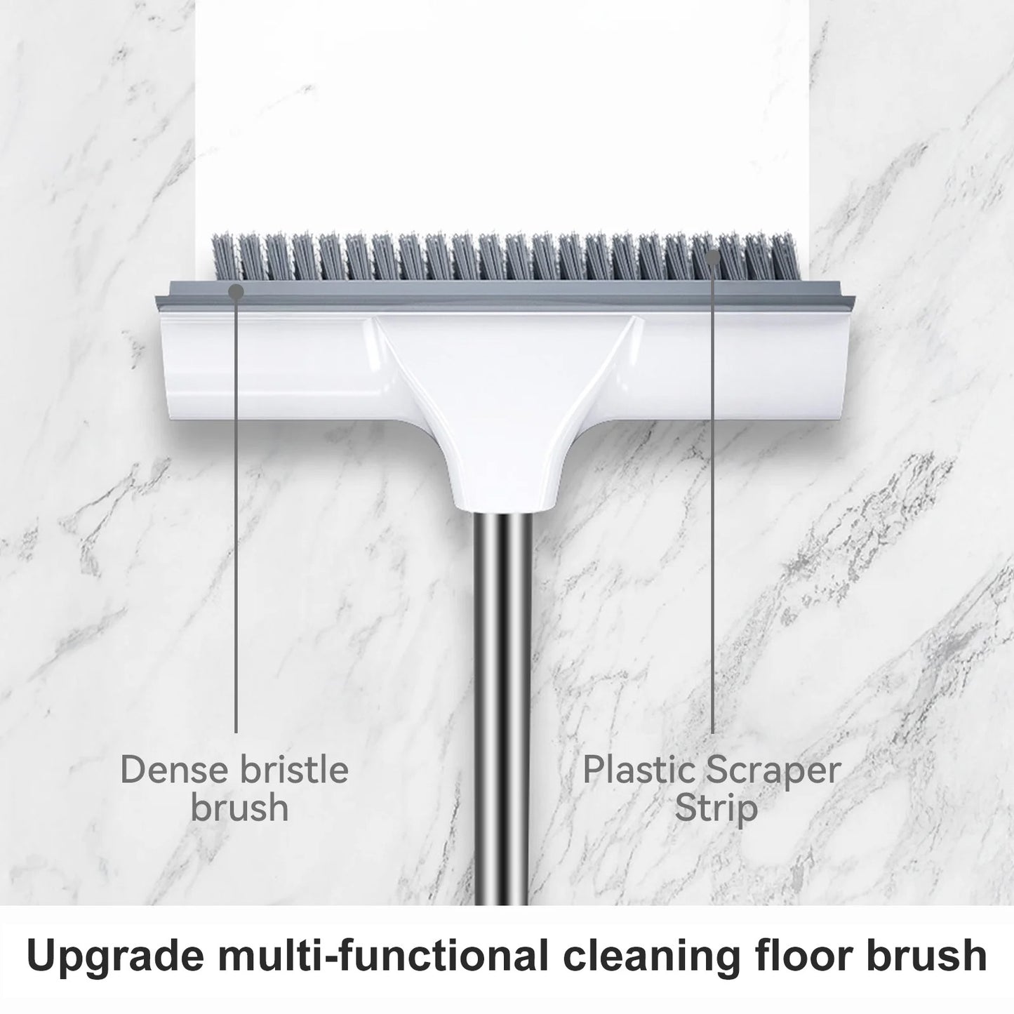 Tub Cleaner Brush with Long Handle,Floor Scrub Brush,Extendable and Adjustable - from 20.07 to 48.81in,Stiff Bristles Floor Scrubber for Cleaning Tile Shower Bathroom Carpet Deck