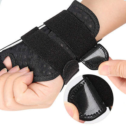 Merryhome Thumb Brace for Right & Left Hand, Wrist Brace with 2 Metal Splints, Ideal for De Quervain's Tenosynovitis, Arthritis, Sprains, 1 Pack（White）