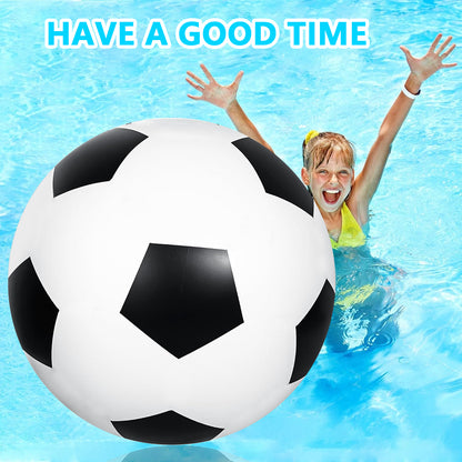 Merryhome Giant Beach Ball Inflatable, 40" Inflatable Soccer Ball - Blow Up Large Inflatable Beach Ball for Pool Parties, Themed Birthdays, Beach Events, Summer Party Decorations, 2 Pack