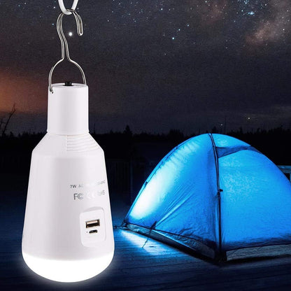 Emergency Light Rechargeable Tent Lamp Hiking Backpacking Night E27 Bulb Portable Cordless Hanging Lantern Lighting