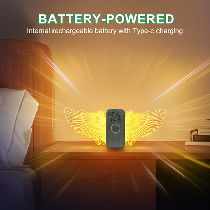LED Night Lights with Motion Sensor - Dimmable, Magnetic Rechargeable, Auto on/off, 3 Lighting Modes, for Walls, Bathrooms, Stairs, Kids' Bedrooms, Indoor/Outdoor (Warm White)
