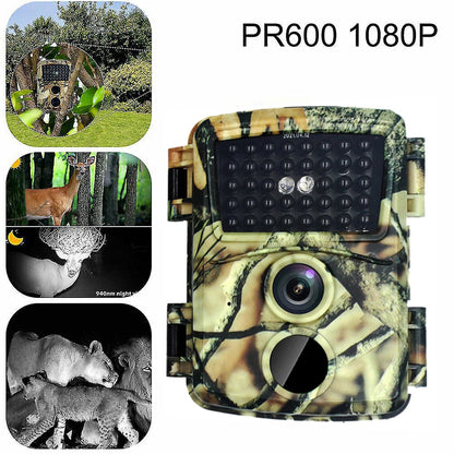 Trail Camera, 20MP 1080P Game Camera Hunting Camera with Night Vision Waterproof IP54 Motion Activated, 120° Wide Angle Lens Wildlife Scouting Deer Hunting Cam for Trail Monitoring