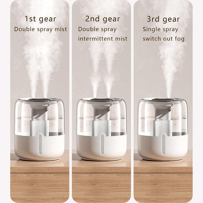 Merryhome Humidifiers for Room,4L Cool Mist Humidifier,Top Fill Smart Cool Mist Air Humidifiers with Nightlight,3-Speed Quiet & Large Vaporizers for Bedroom,Home,Large Room,Baby Nursery and Plants（White）