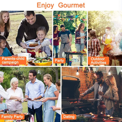 21Pcs Stainless Steel Complete Grill Tool Set,Barbecue Accessories Kit with Carry Bag,Professional BBQ Grill Utensils Set for Outdoor Camping Grilling,Dad Gifts for Father's Day Grilling Gifts