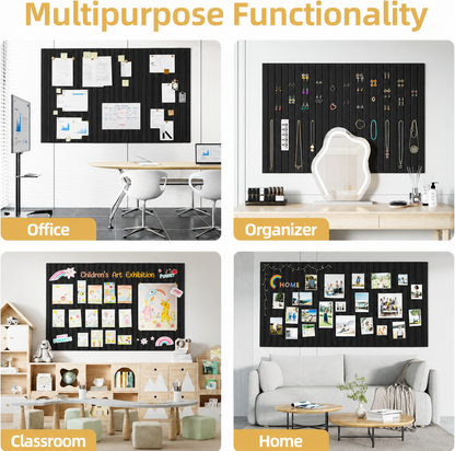 Merryhome Cork Board for Walls 12 Pack, 48in x 36in Bulletin Board, Message Board Pin Board with Self-Adhesive for Office Decor, Home, Classroom