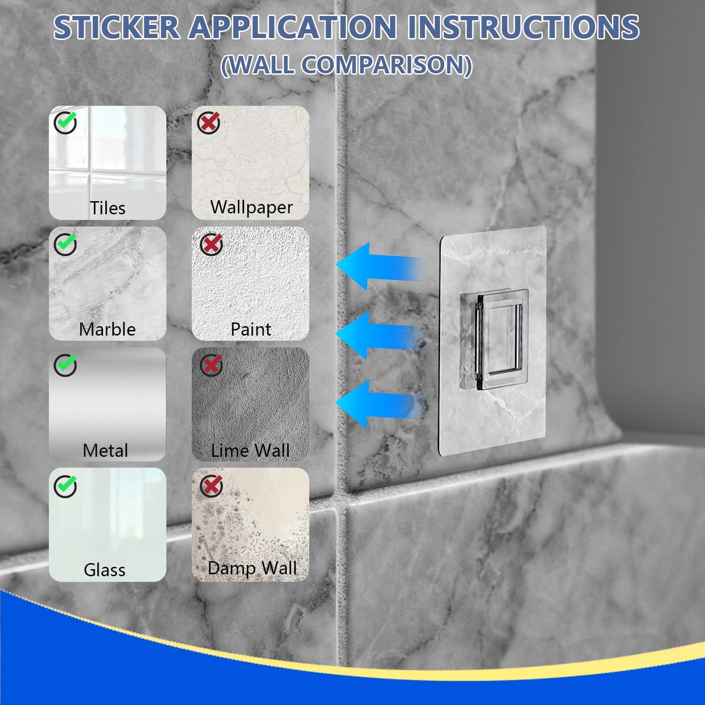 Toilet Brush with Holder – Wall Mounted Self-Closing Set with Long Handle & Silicone Bristles for Bathroom Cleaning