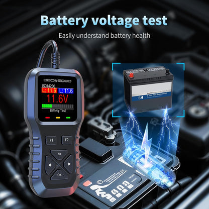 Car OBD2 Scanner,Auto Diagnostic Tool,Car Code Reader for Check Engine Light,Real-Live Data,Freeze Frame with Colorful Screen,Multilingual Plug-and-Play Operationfor All OBDIl & EOBD Vehicles