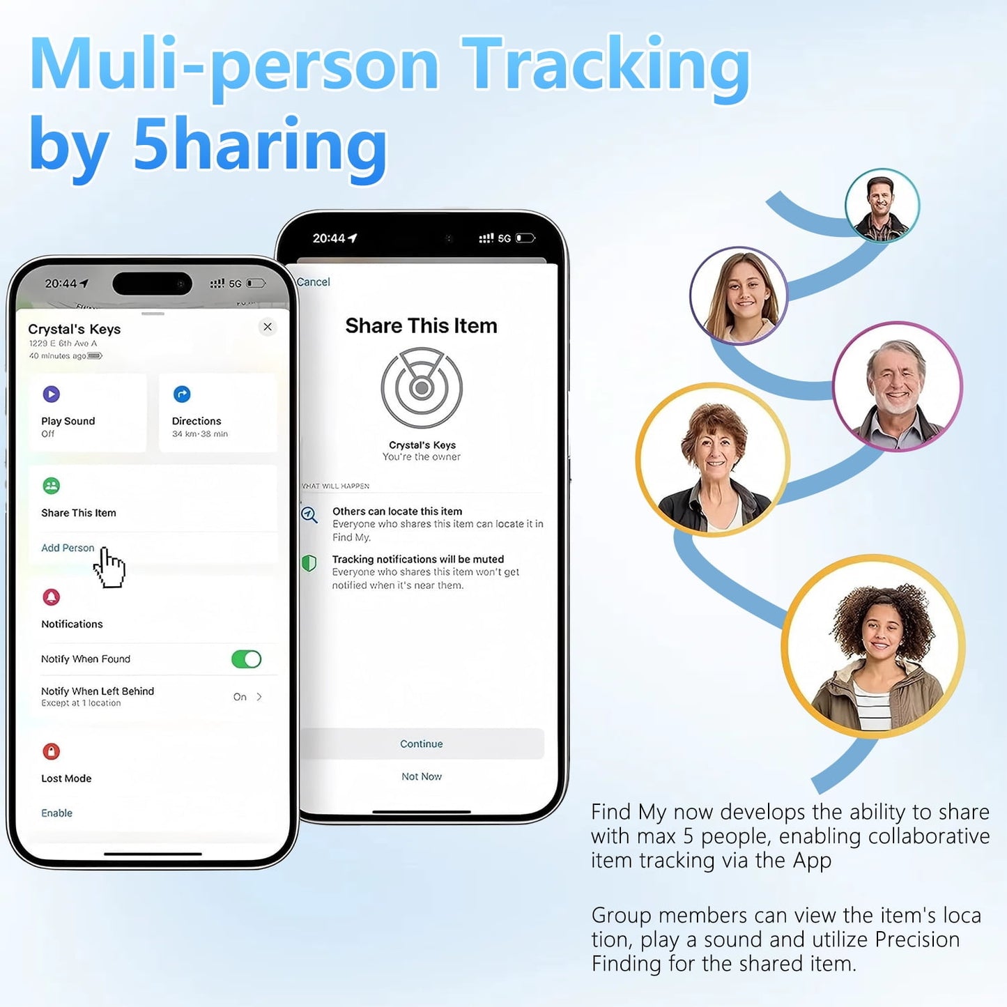 Bluetooth Tracker Tag 4-Pack – Smart Key Finder & Luggage Locator with Replaceable Battery, for Wallet, Suitcase, Car, Black