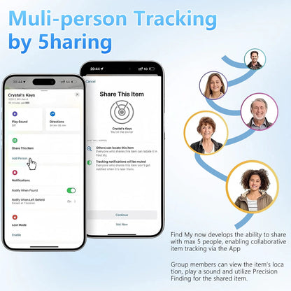 Bluetooth Tracker Tag 4-Pack – Smart Key Finder & Luggage Locator with Replaceable Battery, for Wallet, Suitcase, Car, Black