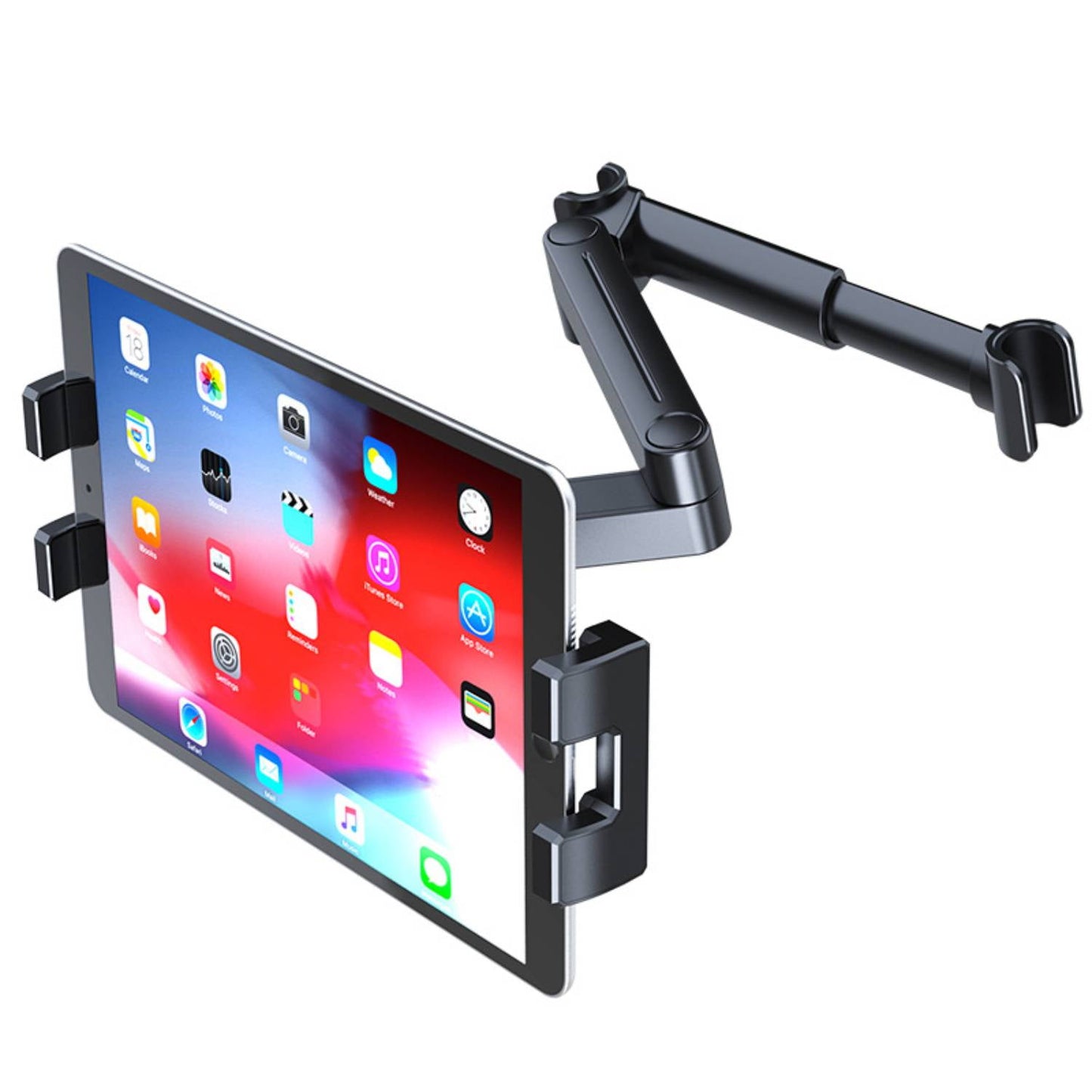 Phone Holder for Car Tablet Holder for Car Headrest Mount, Black, Automotive Interior Accessories