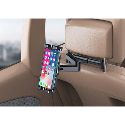 Phone Holder for Car Tablet Holder for Car Headrest Mount, Black, Automotive Interior Accessories