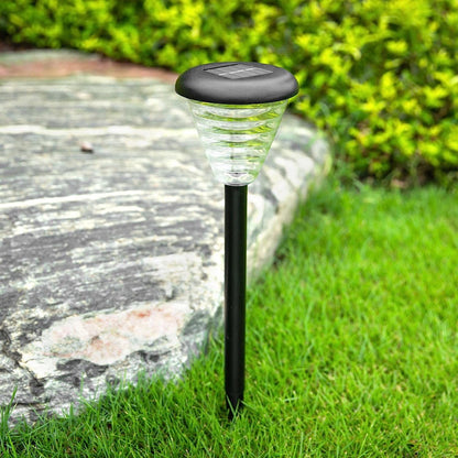 WHATOOK 4 Pack Solar Outdoor Lights, Waterproof Solar Pathway Lights, 10 Hrs Long-Lasting Led Landscape Lighting Solar Garden Lights, Solar Lights for Walkway Path Driveway Patio Yard & Lawn