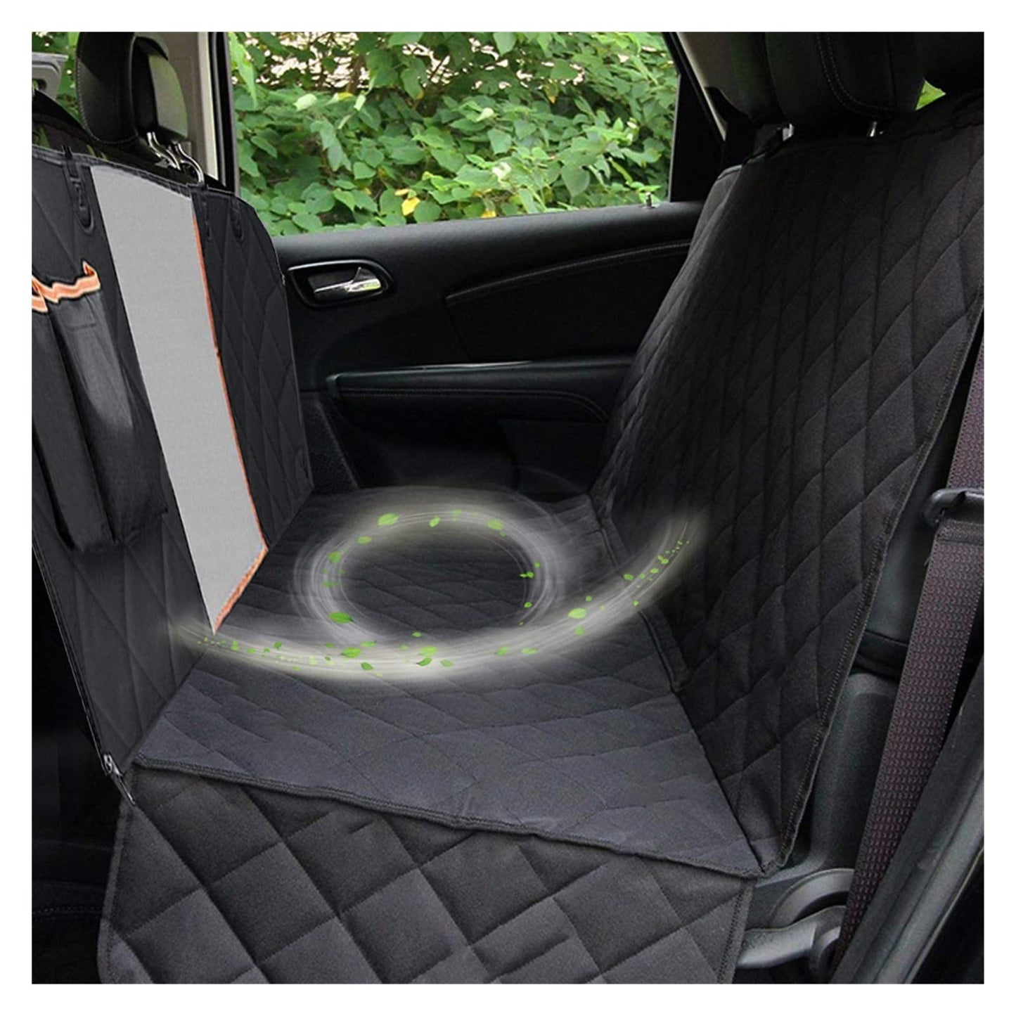 WHATOOK Pet Car Seat Cover 100% Waterproof Seat Cover Hammock 600D Heavy Duty Anti-Scratch Anti-Slip Durable Soft Back Seat Cover for Cars Trucks and SUV