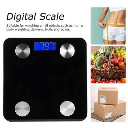 Smart Scale, FSA HSA Compliant, Digital Bathroom Scale BMI Weighing Bluetooth Body Fat Scale with Smartphone App, 396 Lbs（Black）