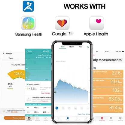 WHATOOK Smart Scale for Body Weight, FSA HSA Eligible, Digital Bathroom Scale BMI Weighing Bluetooth Body Fat Scale, Body Composition Monitor Health Analyzer