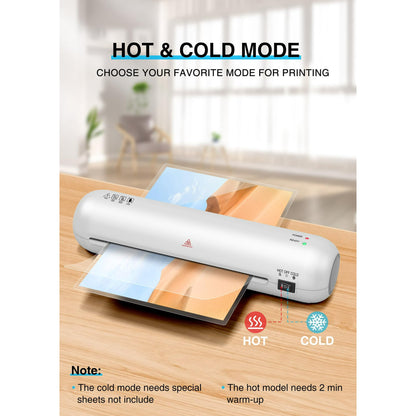 Hoofun Laminator, A4 Laminator, 9 inch with Laminating Board and 15 Pouches 6 in 1 Personal Desktop Laminator Thermal Laminator Kit, Fast Thermal Laminator for Office, School, Home, Business