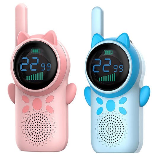 Hoofun Walkie Talkies for Kid, 2 Way Radio, Mini Robots Walkies Talkie Outdoor Toys for Kids, Birthday Christmas Gifts for 3 -12 Year Old Boys Girls