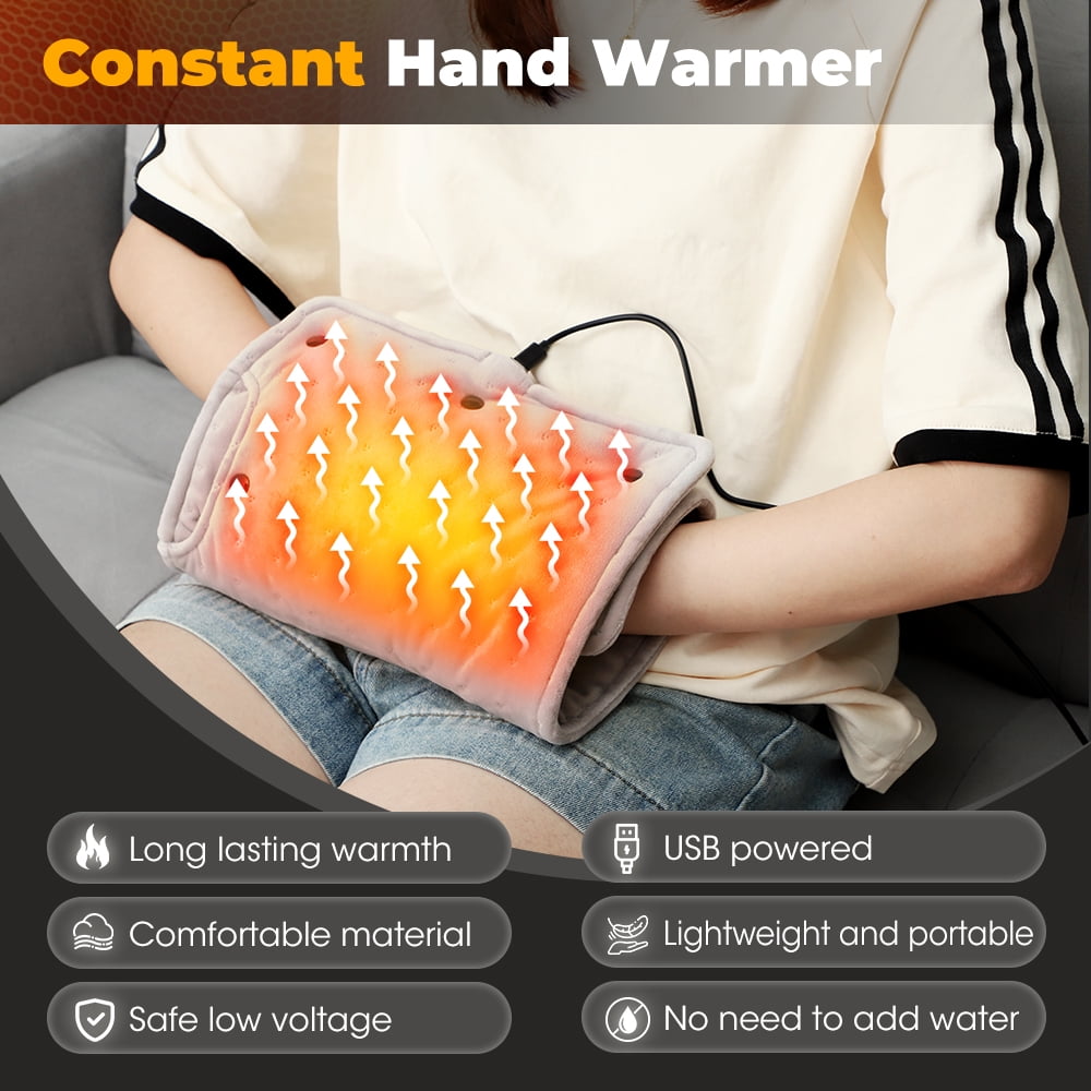 Electric Heating Muff - Muff for School,USB Plug in Muff,Hand Warmer Muffs,Keeps Hands Cozy and Warm Stable Heating, Living Room, Study Room