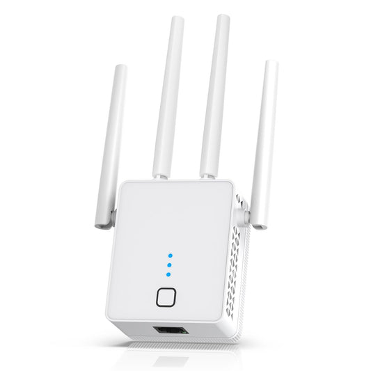 WHATOOK 1200Mbps Dual Band (5GHz/2.4GHz) WiFi Extender Signal Booster for Home with Ethernet Port, Coverage up to 10000 Square Feet, Connect 55 Devices