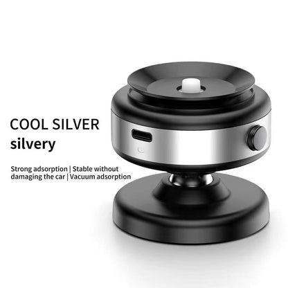 Upgraded 360° Adjustable Electric Vacuum Magnetic Suction Cup Phone Mount,, Strong Suction for Car Kitchen Mirro Gym Bath Shower & All Smooth Surface, Compatible with 4.7-inch Or Above Smartphones