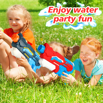 Water Gun 2 Pack 1200ml Large Capacity Water Gun - Outdoor Toys for Boys, Girls - Summer Pool Beach Water Toys Kids Gifts