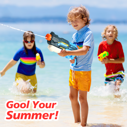 Water Gun 2 Pack 1200ml Large Capacity Water Gun - Outdoor Toys for Boys, Girls - Summer Pool Beach Water Toys Kids Gifts