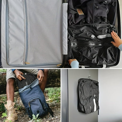HOOFUN TPU Vacuum Bag for Travel, Reusable Compression Bag with IPX8 Waterproof Zipper, Save Space for Suitcase, Backpack and Carry on (ExtraLarge, No Pump)