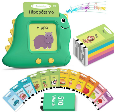 Toddler Toys Talking Flash Cards with 510 Sight Words, Montessori Learning Toys for Toddler 1-3 2-4, Autism Sensory Speech Therapy Toys for Boys Girls 2 3 4 5 6 Year Old Kids Gifts